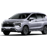 Mitsubishi Xpander putih untuk layanan sewa mobil Bandung dengan driver profesional dari Twins Rent Car